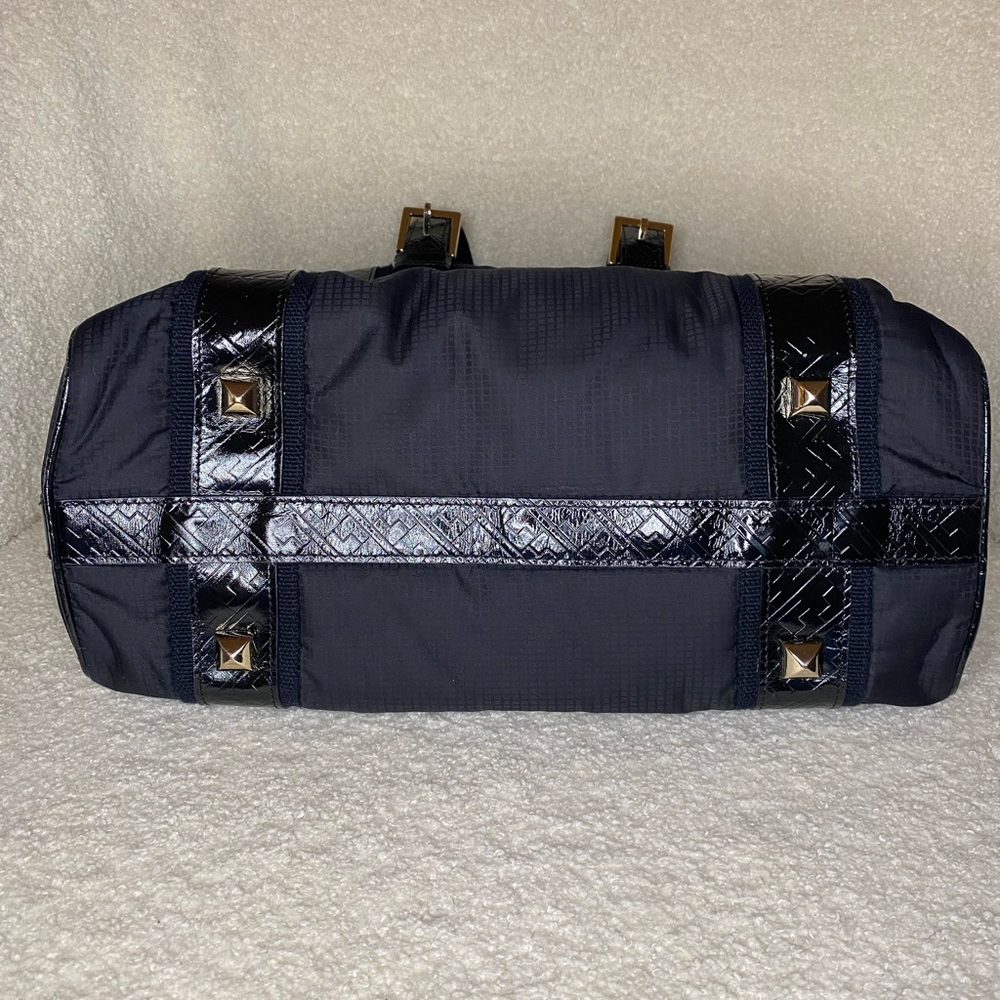 L.A.M.B Gwen Stefani Black Nylon Tote Purse - Picture 6 of 16